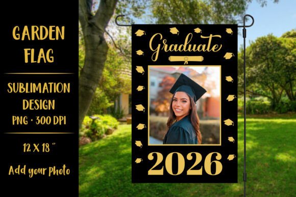 Download Customizable Graduation 2026 Garden Flag - Customizable Collection