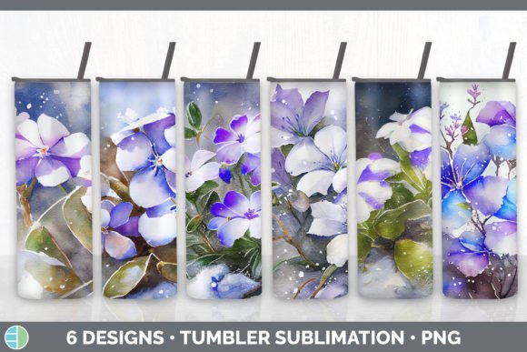 Download Snowy Periwinkle Tumbler Sublimation Bun - Premium Resources