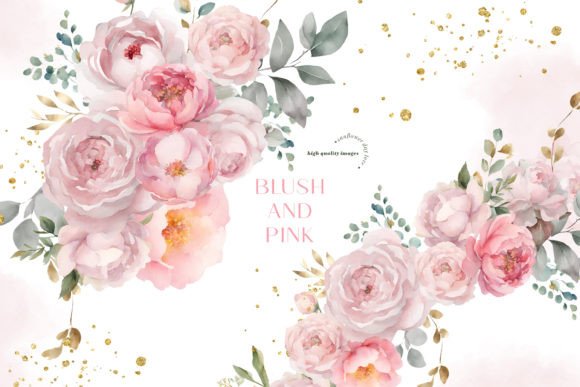 Download Blush Pink Flowers Clipart - Pink Collection