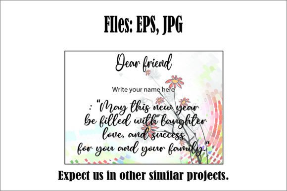 Download Customizable New Year's Greeting Card - Customizable Collection