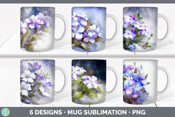 Download Snowy Periwinkle Mug Sublimation | Coffe - Periwinkle Collection