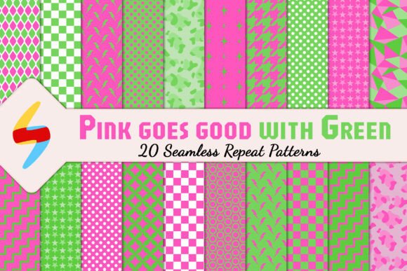 Download Pink Goes Good with Green - Pattern Pack - Pink Collection