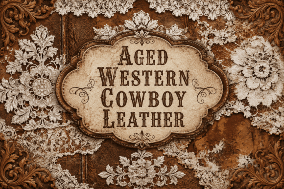Download Aged Western Cowboy Leather - Aged Collection