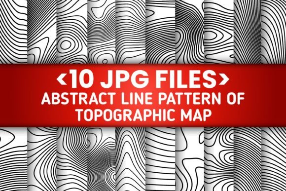 Download 10 Set Topographic Line Map Part 2 - Map Collection