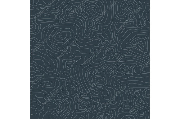 Download Topographic Lines Map on Blue Background - Map Collection