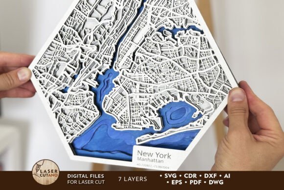 Download New York City Engraved Map Template - Map Collection