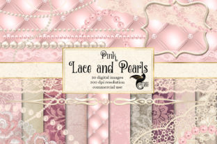 Download Pink Lace and Pearls Graphics - Pink Collection