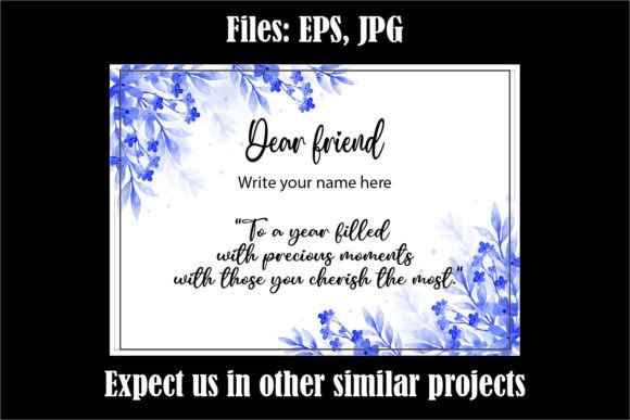 Download Customizable New Year's Greeting Card - Customizable Collection