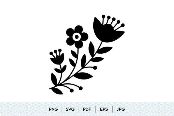 Download Scandinavian Floral Folk Art Design - Scandinavian Collection