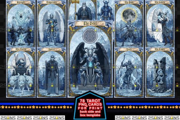 Download Digital Custom Tarot Cards Scandinavian - Scandinavian Collection