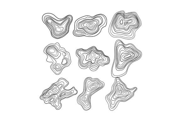 Download Abstract Topographic Contour Map Lines P - Map Collection
