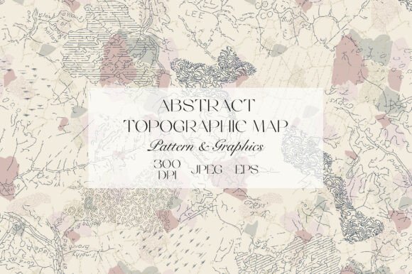 Download Abstract Topographic Map Pattern - Map Collection