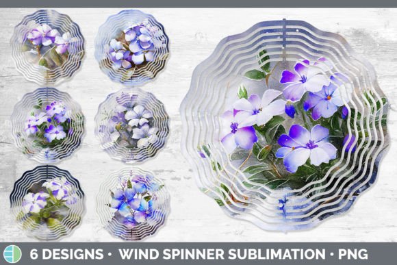 Download Snowy Periwinkle Wind Spinner | Sublimat - Premium Bundle